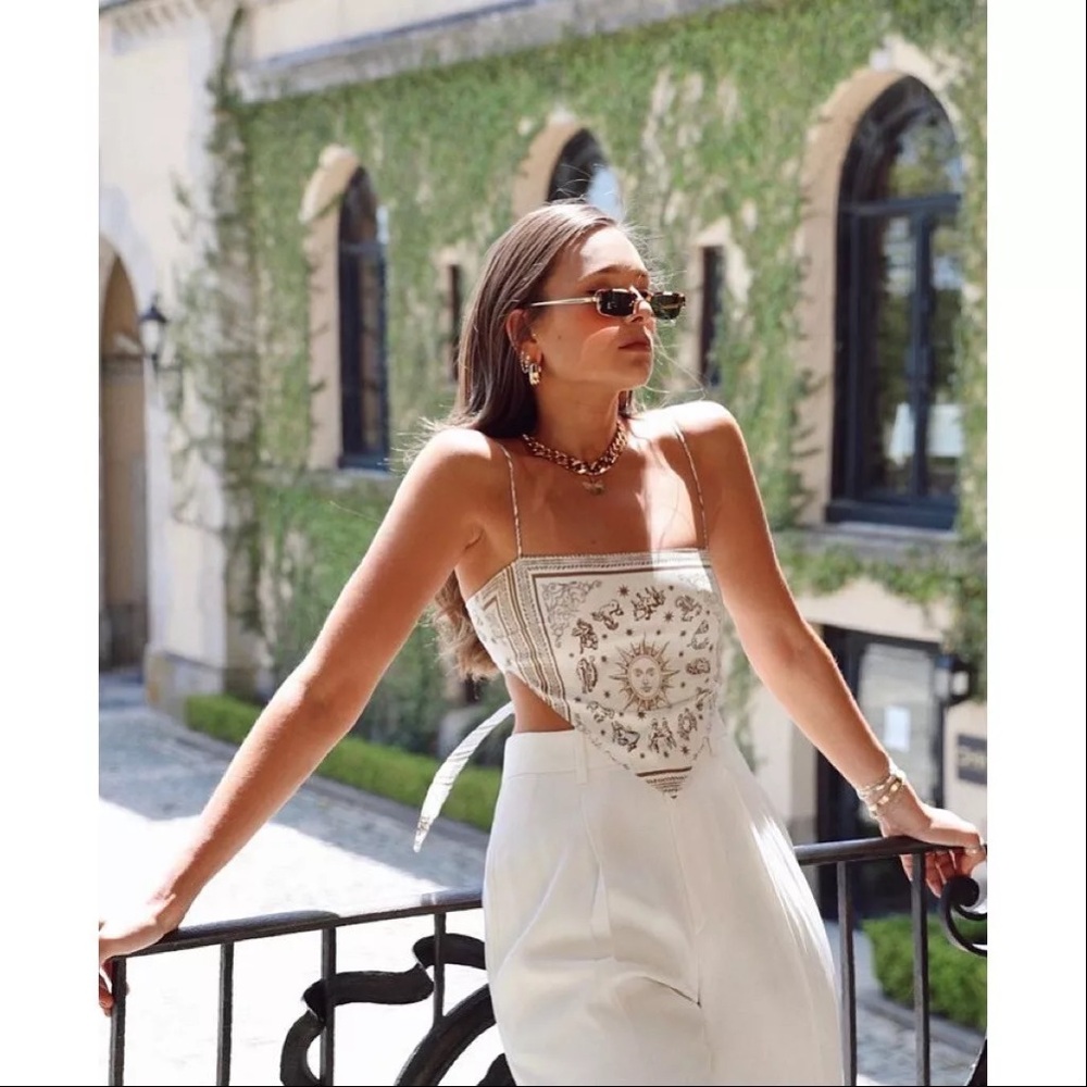 Danielle Bernstein Zodiac Bandana Tank